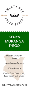 Kenya Iyego Microlot - sample size