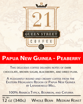 Papua New Guinea Peaberry