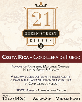 Costa Rica Cordillera del Fuego