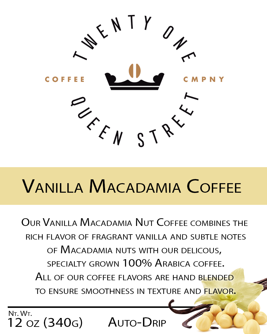 Vanilla Macadamia Nut Coffee