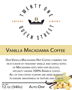 Vanilla Macadamia Nut Coffee