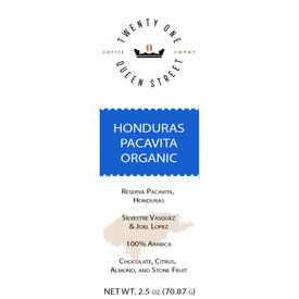 Honduras Pacavita Organic - Sample Size