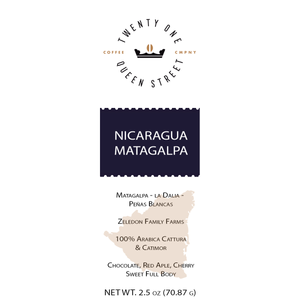 Nicaragua Matagalpa - Sample Size